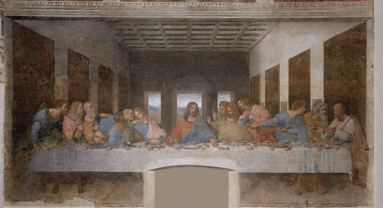 耶穌最後晚餐圖像中的吃食秘密