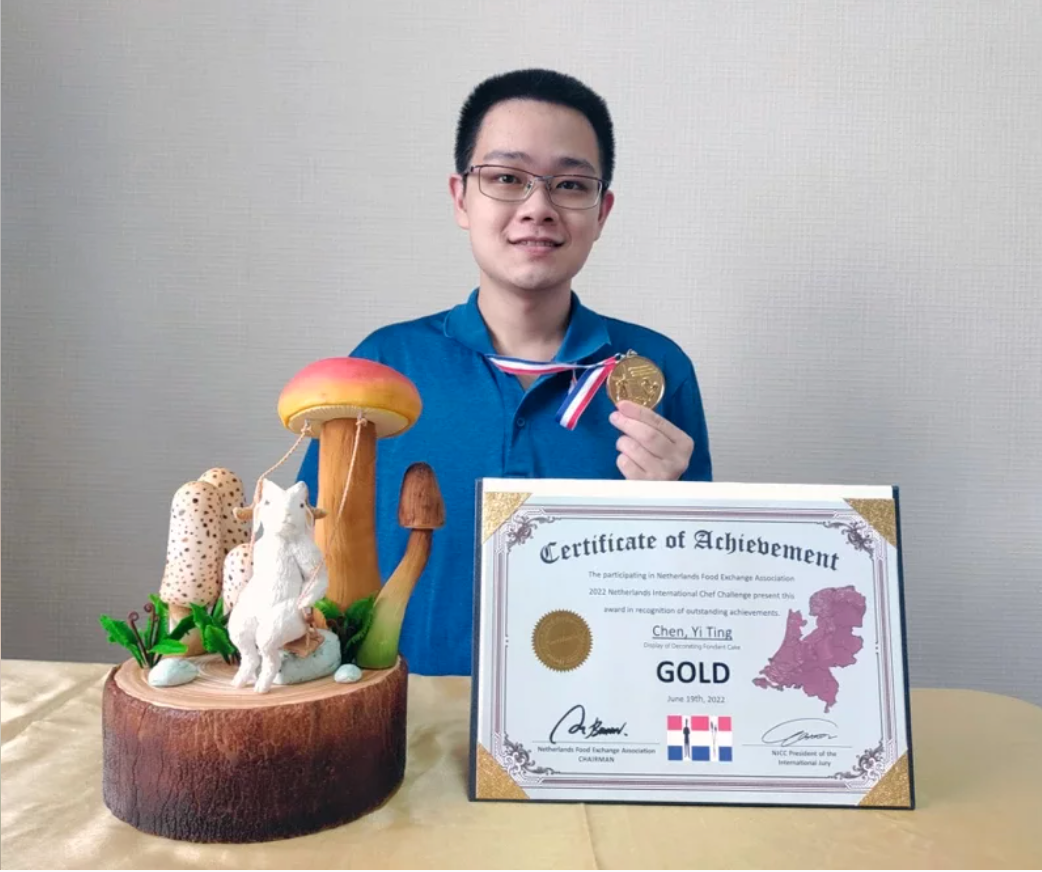翻糖藝術國際大賽獎不停  陳奕廷的故事