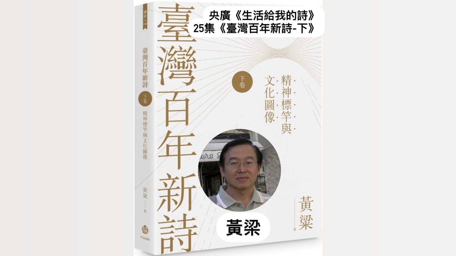 詩人．導演/鴻鴻 談臺灣百年新詩─黃粱(下)