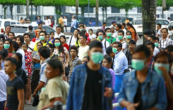 仰光爆H1N1新流感 6死30人遭感染