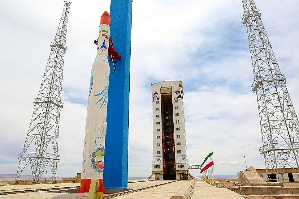 伊朗成功試射太空運載火箭