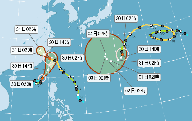 雙颱襲台灣 福建也緊張