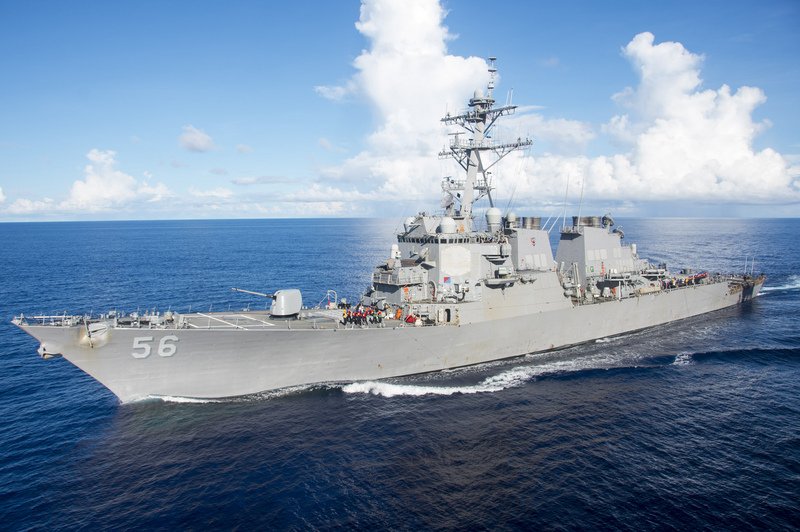 美艦馬侃號相撞事故 搜救仍持續