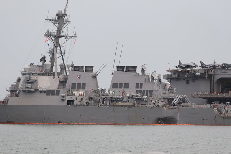 第七艦隊撞船事故頻傳 2艦隊指揮官丟官