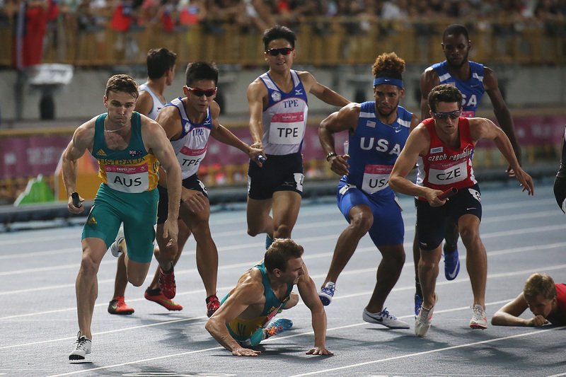世大運1600公尺接力 台灣隊遭取消資格