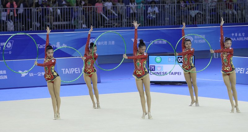 韻律體操團體五環賽 我排第4