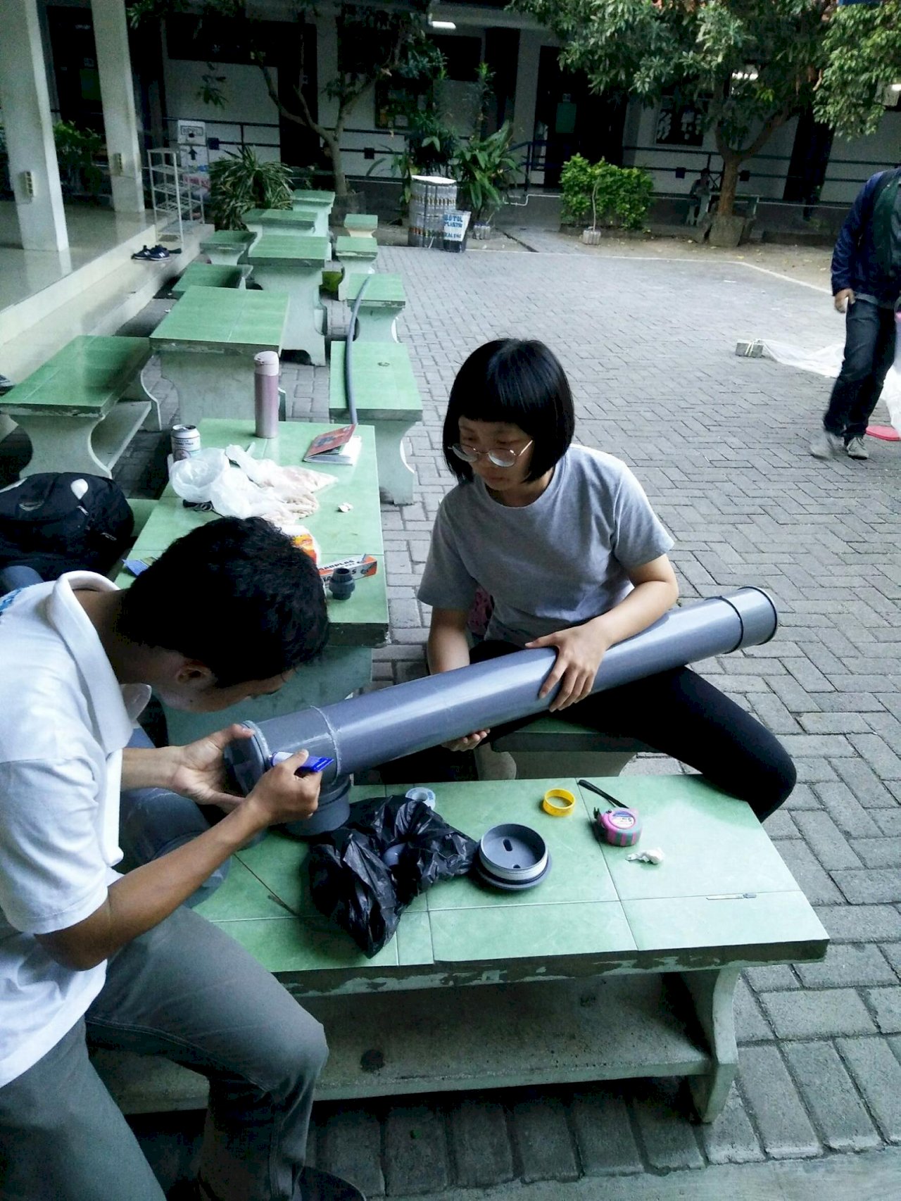 台科大學生赴印尼 建置社區污水處理系統