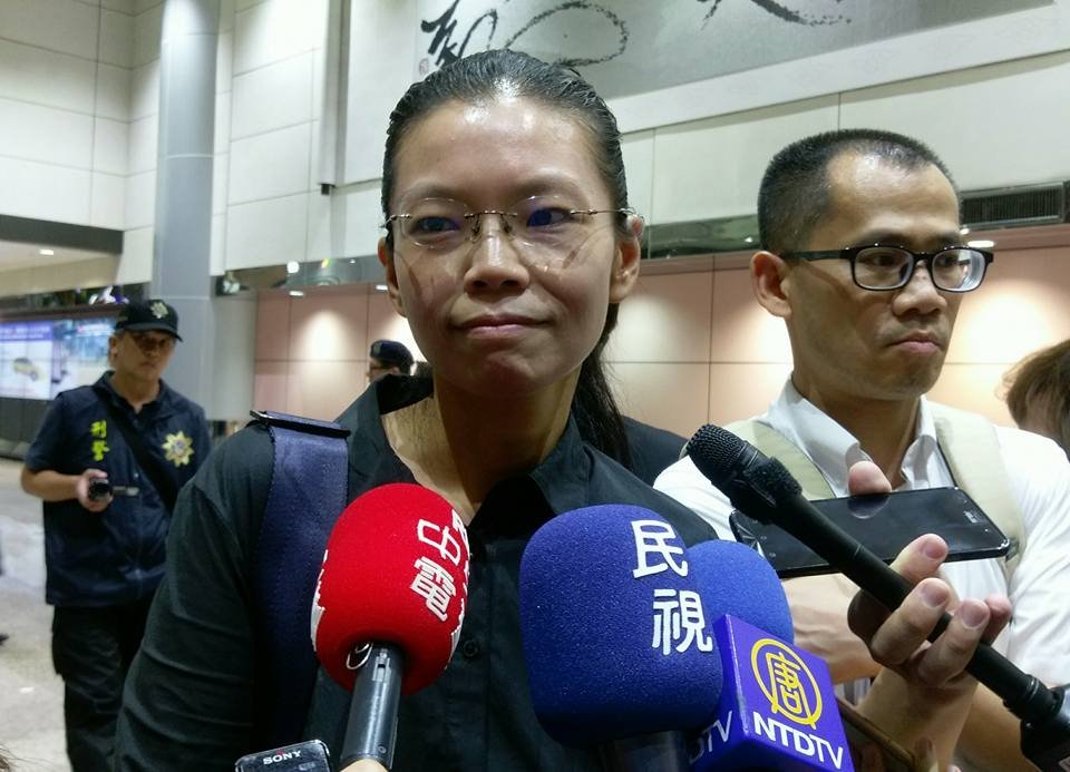 李凈瑜返國 指沉默面對暴行是人民的罪惡