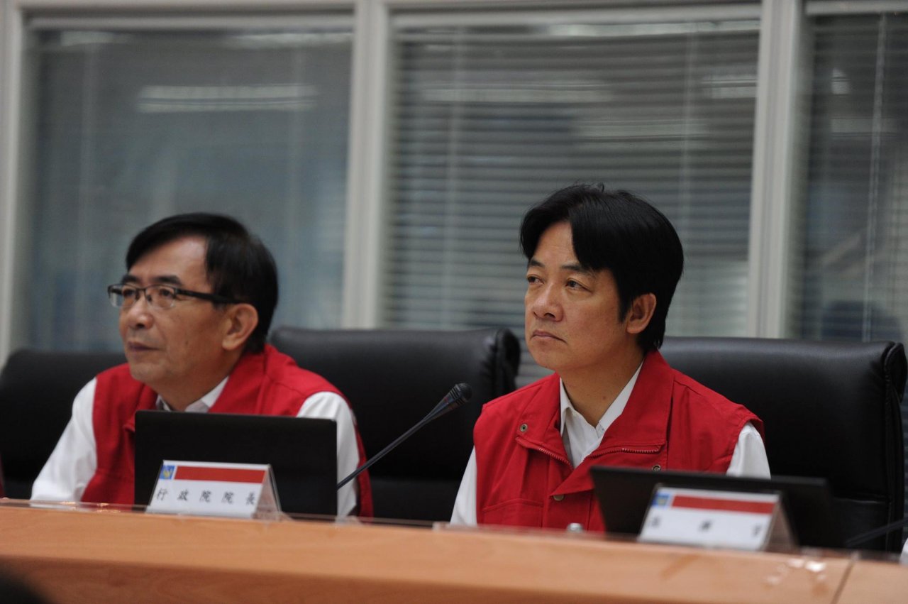 賴揆指示戒慎恐懼 降低颱風損害