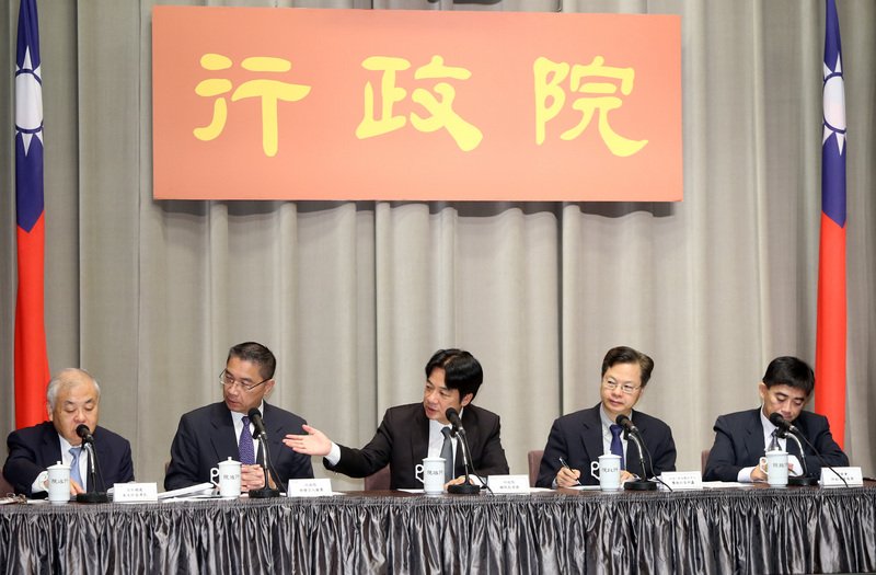 掌握執行進度 賴揆將親自主持重大經濟會議