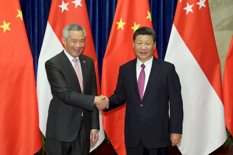 李顯龍會習近平 重申一中未提及反台獨