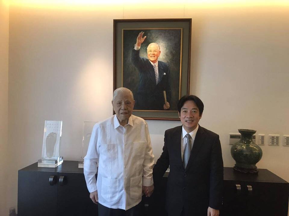賴清德請益 李登輝讚難得人才盼多給鼓勵