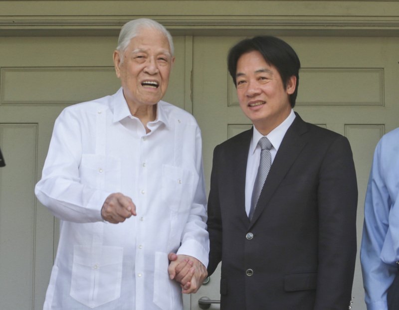 賴清德：李登輝勉勵突破台灣經濟困境