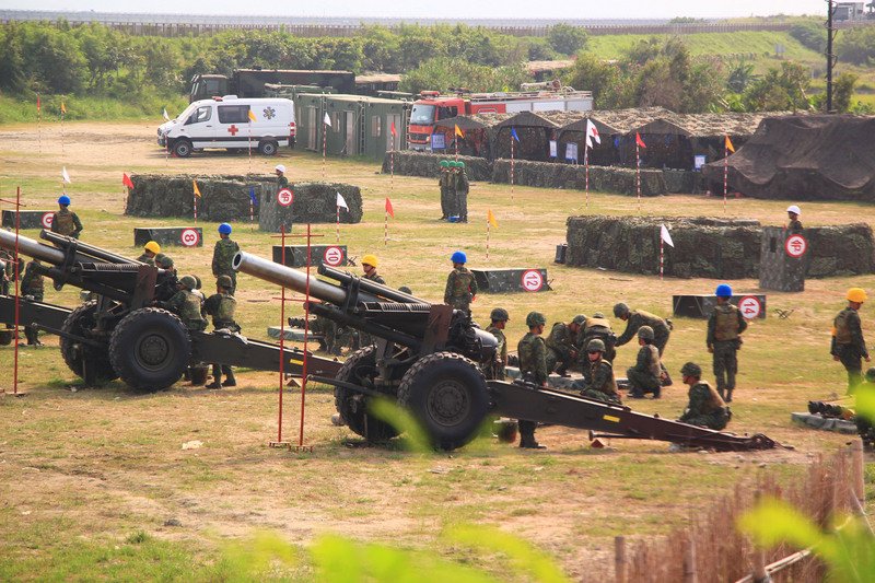 陸海空三軍聯合訓練 震撼射擊場面壯觀