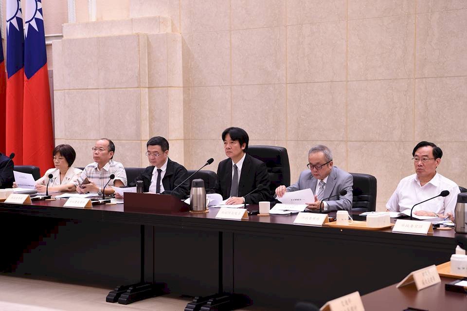 親自主持加速投資台灣會議 賴揆提3點指示