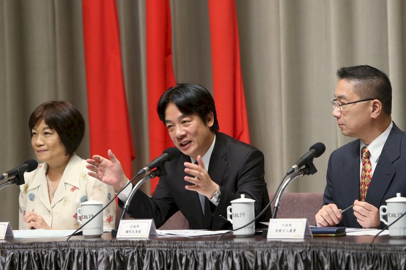 賴揆：任何國家都應正視中華民國存在事實