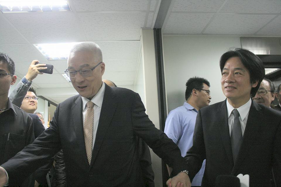 會吳敦義 賴揆盼支持總預算