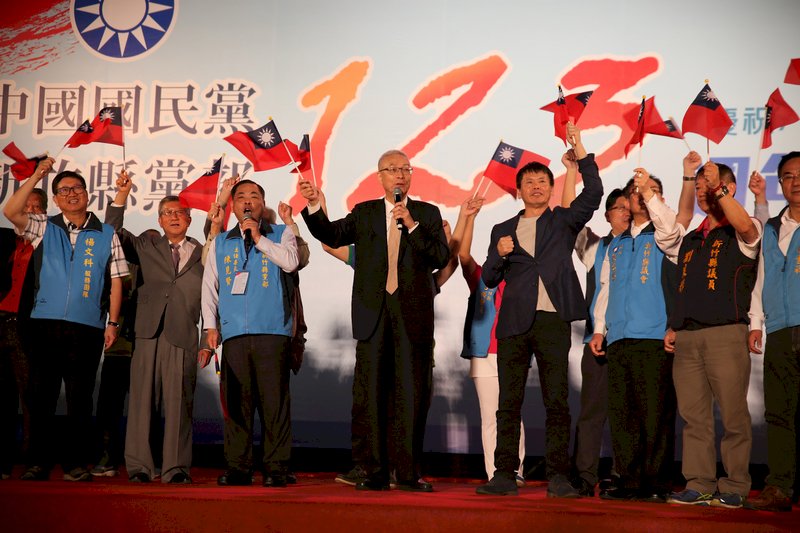 藍黨慶致詞 吳敦義盼兩岸雙贏永續和平