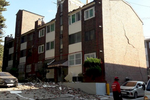 南韓浦項震災 已有1789人流離失所