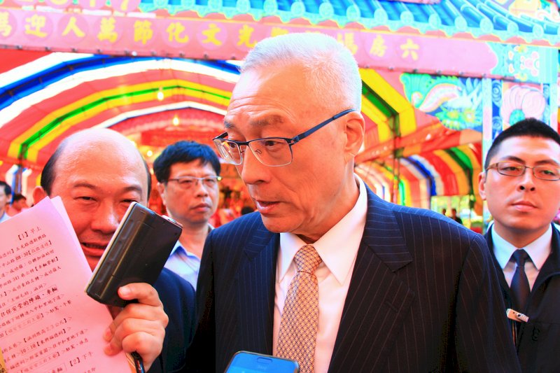談明年台中市長選情 吳敦義：不用太急