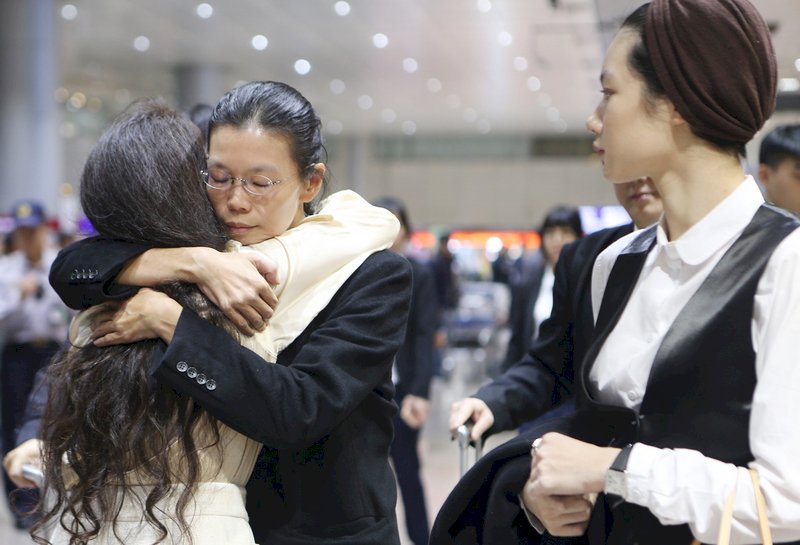 李凈瑜返台 籲世人持續關注李明哲