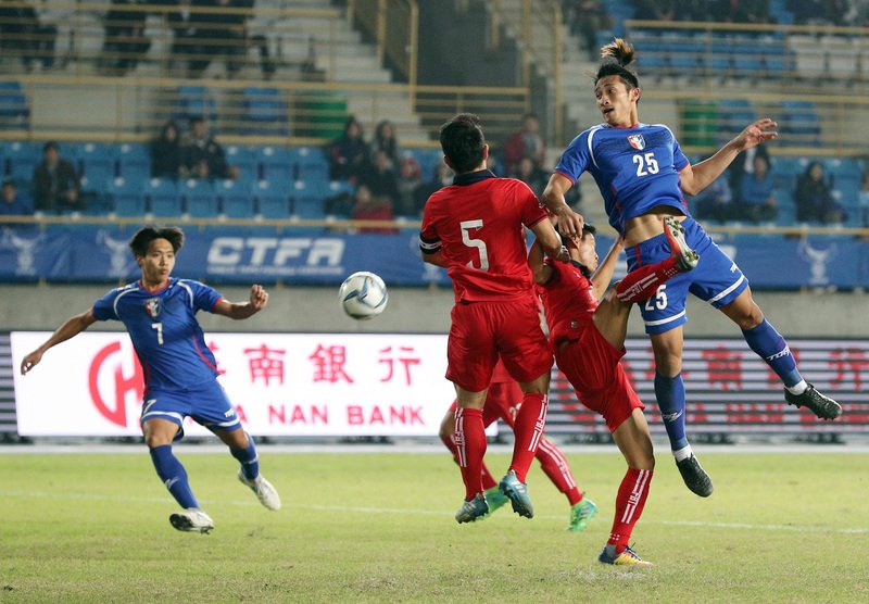 台灣男足勝寮國  邀請賽奪冠