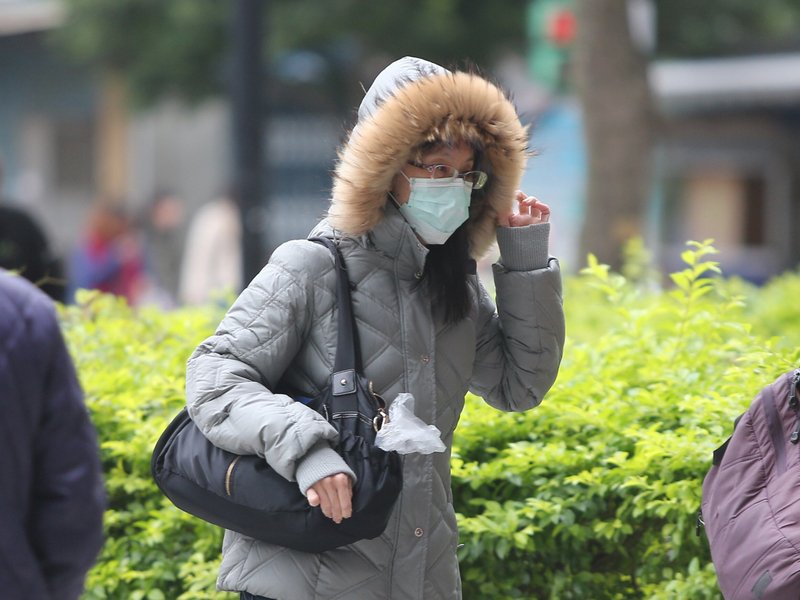 冷氣團發威 嘉義13.3度今年入冬最冷