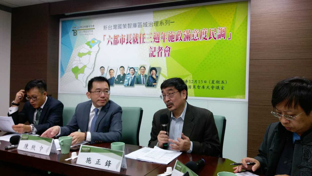 綠智庫民調 六都民眾4成認為民進黨偏資方