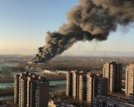 北京大興區再傳大火 暫無人傷亡