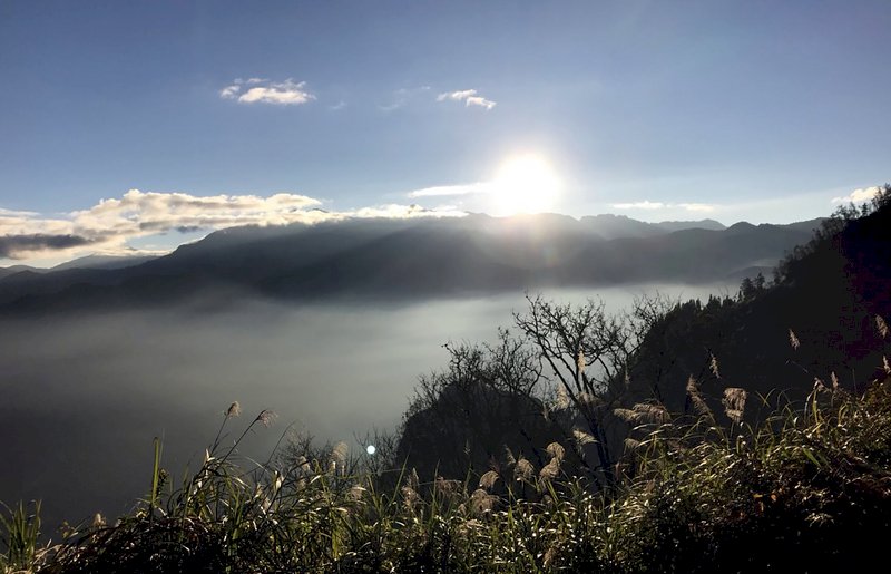 阿里山迎曙光 三仙台雲層厚曙光未現
