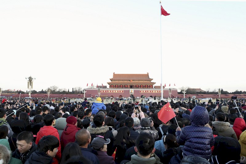 共軍首次負責天安門元旦升旗 有7不同