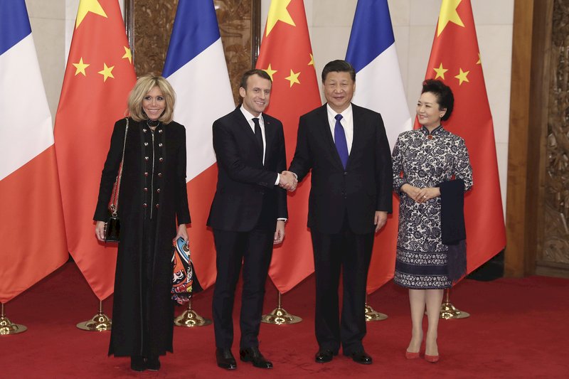 馬克宏支持一帶一路 籲共享利益反霸權