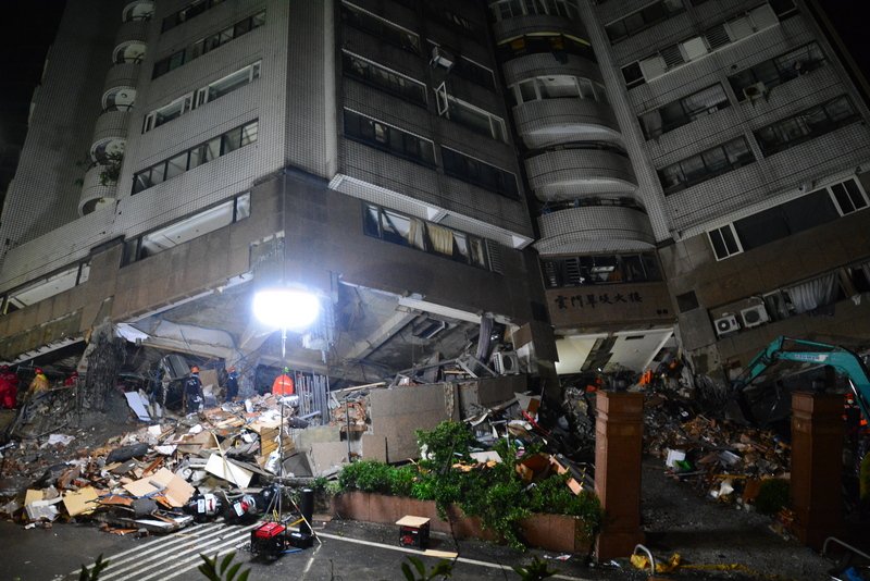 花蓮地震9死 雲門翠堤尋獲男員工遺體