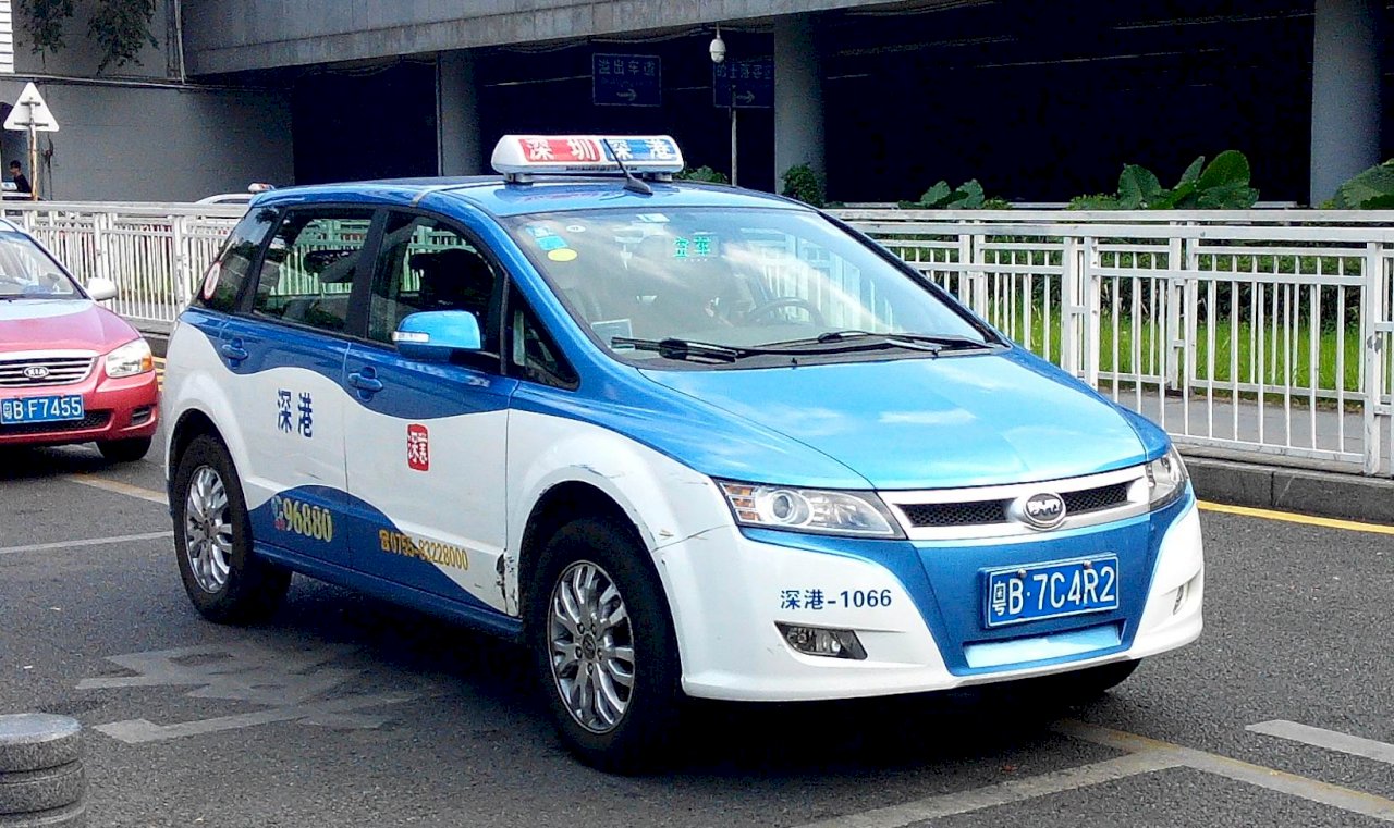 深圳計程車 2020年全用新能源