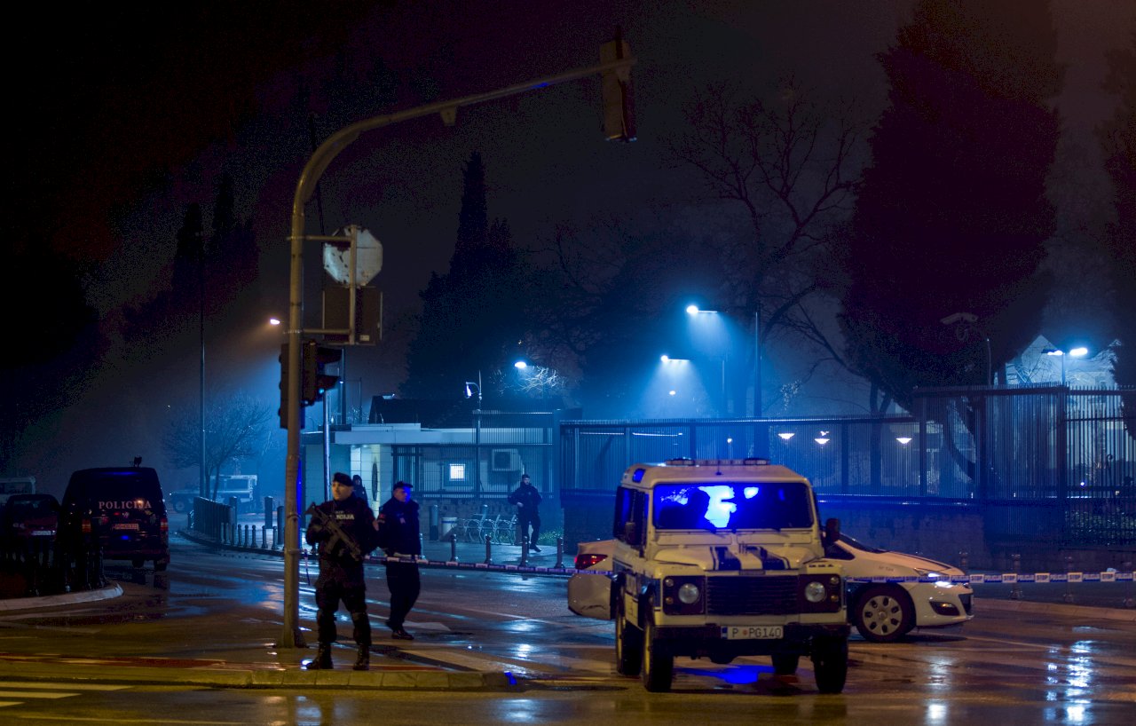 美駐蒙特內哥羅使館遇襲 1嫌自爆身亡