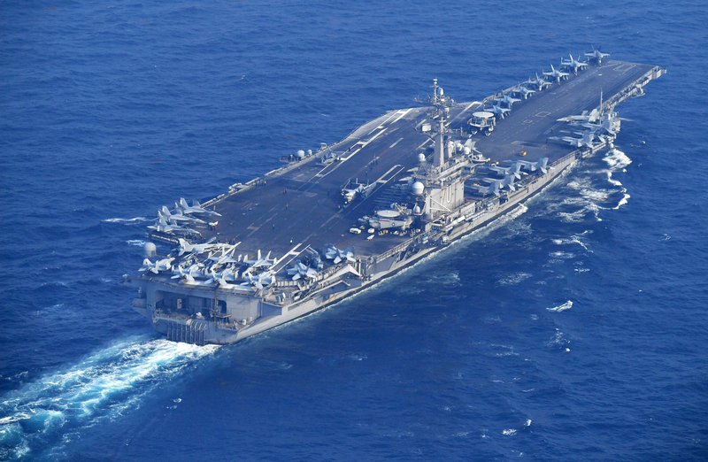 美航艦駛向南海 確保爭議海域版圖不變