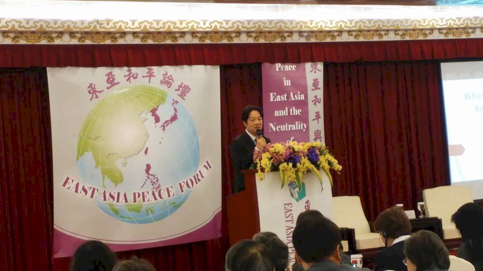 捍衛亞洲區域和平 賴清德：增加國防經費