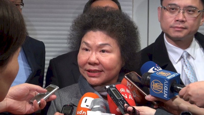陳菊訪美會台僑 未透露華府其他行程內容