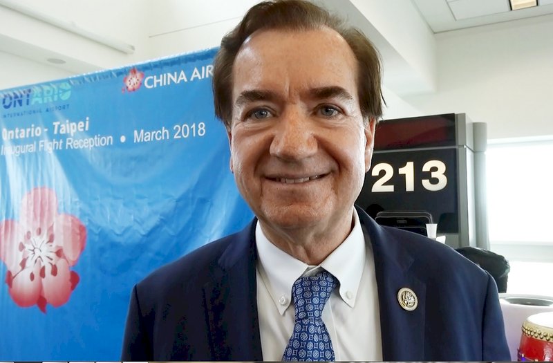 美眾院外委會主席挺台 連續6年來訪