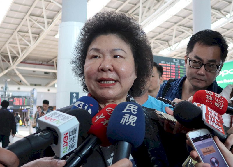 向總統報告訪美成果 陳菊:未討論新職