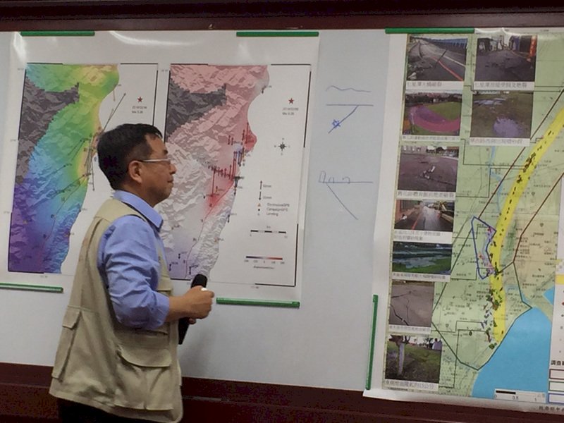 花蓮地震 地調所：米崙台地長高5公分