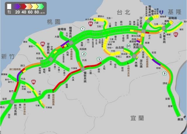 清明節掃墓 國道較昨日順暢