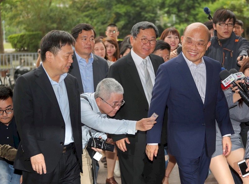 勸進蘇貞昌參戰 蔡總統約見蘇貞昌