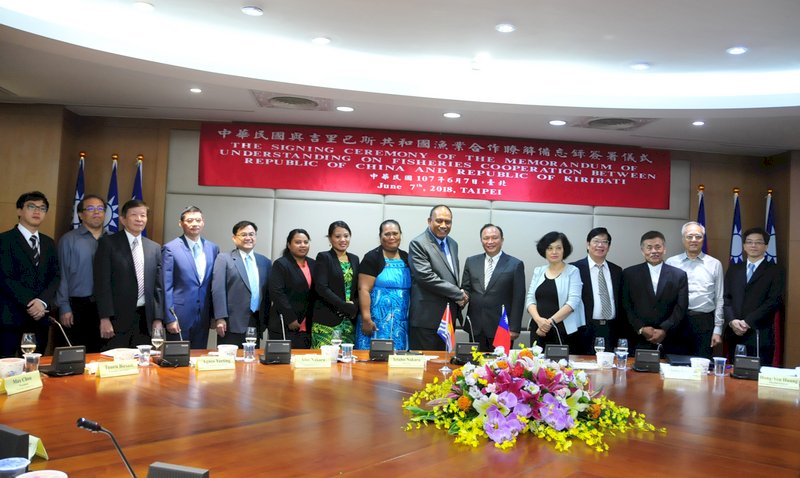 台灣吉里巴斯簽署漁業備忘錄 互惠共利