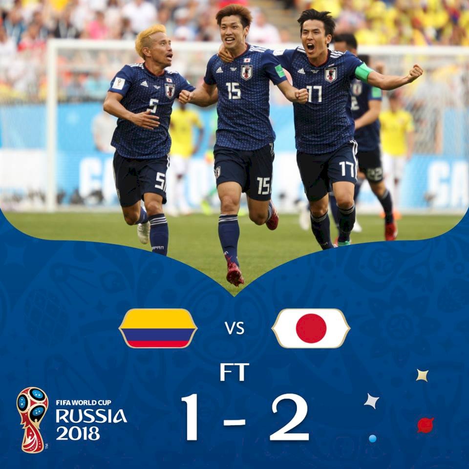 世界盃/日本2比1力克哥倫比亞- 新聞- Rti 中央廣播電臺