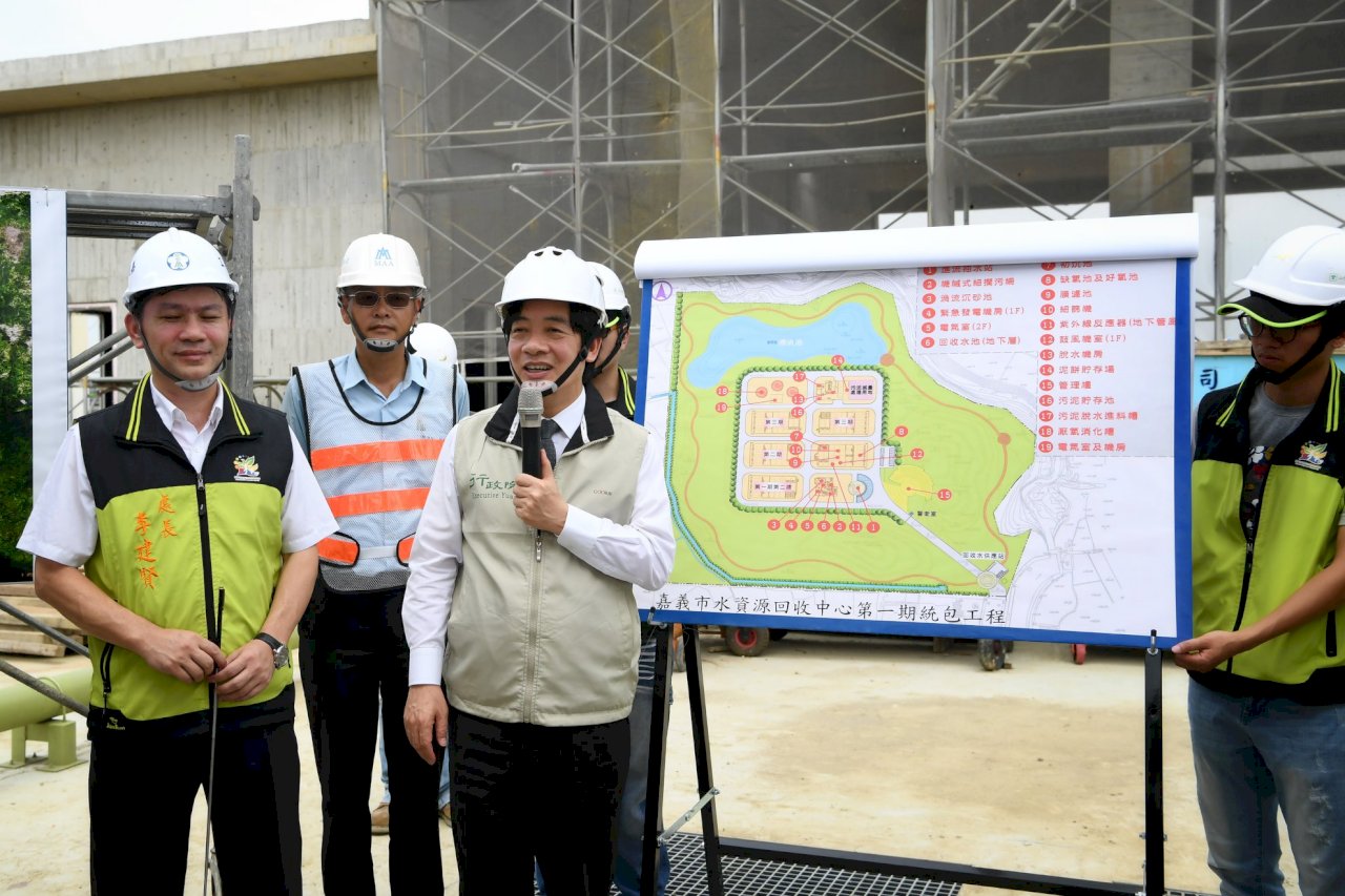 肯定嘉義市施政 賴揆讚涂醒哲推土機精神