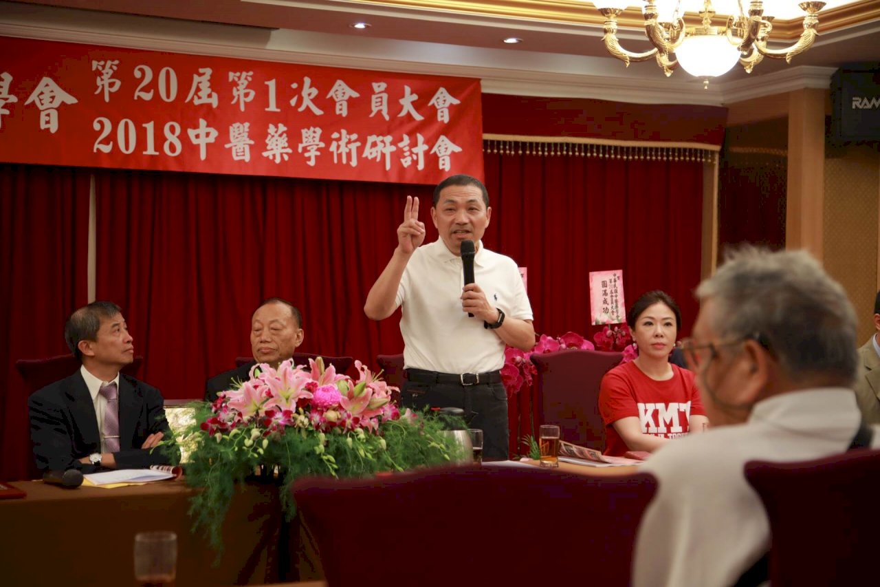 與吳敦義擦身而過 侯:尊重主辦單位安排