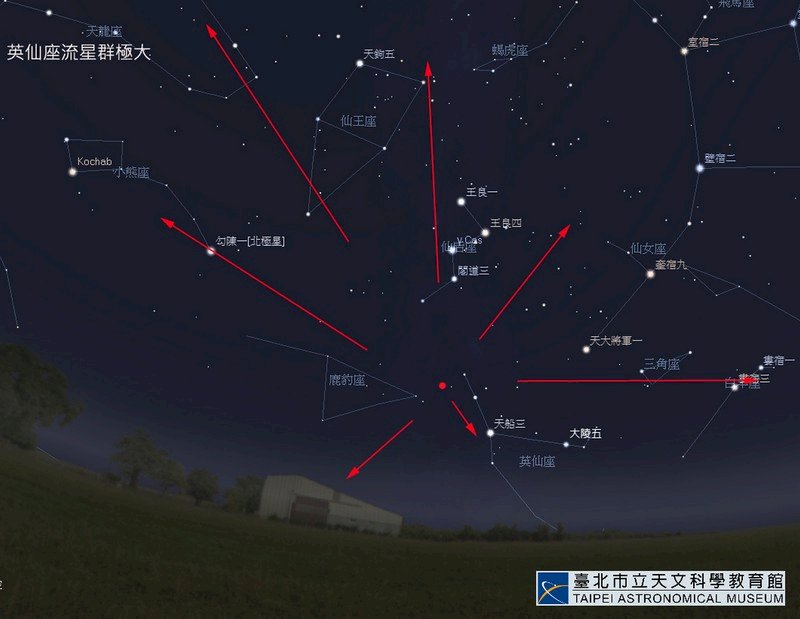 魔羯颱風外圍雲系干擾 看流星雨得碰運氣