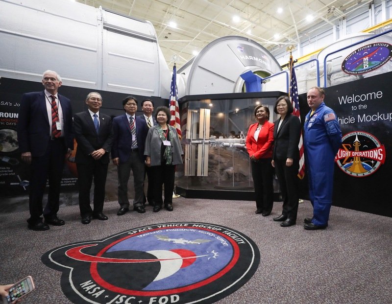 中批總統訪NASA 陸委會回擊：粗鄙