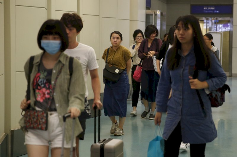 日本地震後旅客返台 直呼回家感覺真好